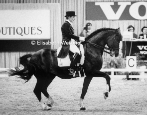 Kyra Kyrklund and Matador at the World Cup :: Photo © Elisabeth Weiland