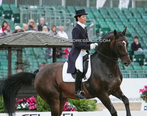 Airisa Penele and Ravels at the 2009 European Dressage Championships :: Photo © Astrid Appels