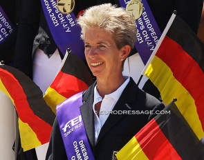 Maria Schierhölter-Otte at the 2021 European Junior and Young Riders Championships in Oliva Nova (ESP) :: Photo © Astrid Appels