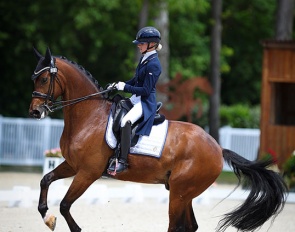 Jette de Jong and Heavenly Charming at the 2022 CDIO Compiègne :: Photo © Astrid Appels