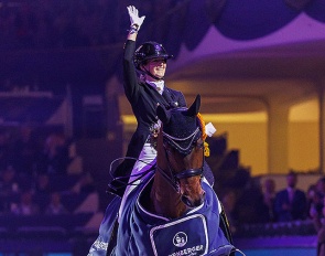 Andrina Suter and Briatore win the 2022 Nurnberger Burgpokal Finals for Developing PSG Horses :: Photo © Stefan Lafrentz