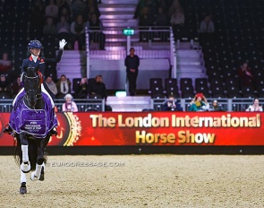 World champion Charlotte Fry on Glamourdale at the 2022 London International Horse Show, a western european league world cup qualifier :: Photo © Astrid Appels