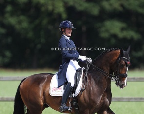 Beatrice Arturi and Grandeur at their last international together, the 2022 CDI Meerle :: Photo © Astrid Appels