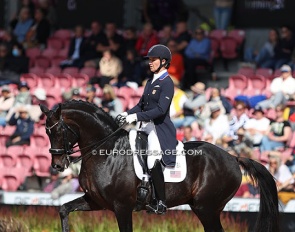 Adrienne Lyle and Salvino at the 2022 World Dressage Championships in Herning :: Photo © Astrid Appels