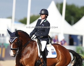 Dianne Barnes and Cil Dara Cosmic at the 2022 World Para Dressage Championships in Herning :: Photo © Astrid Appels