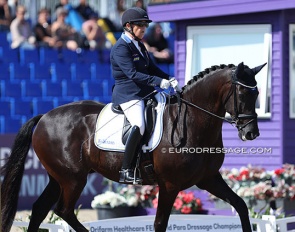 Louise Etzner Jakobsson and Goldstrike at the 2022 World Para Dressage Championships in Herning :: Photo © Astrid Appels