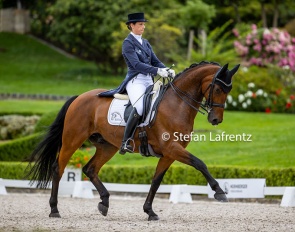 Stefanie Wolf and Rockman Royal NG at the 2020 CDN Kronberg :: Photo © Stefan Lafrentz