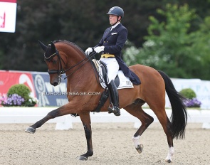 Henri Ruoste and Rossetti at the 2022 Aachen Dressage Days CDI in Hagen :: Photo © Astrid Appels