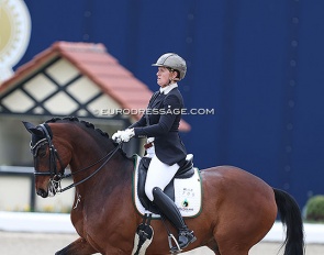 Nina Kudernak and Queolito at the 2022 Louisdor Cup qualifier in Hagen :: Photo © Astrid Appels