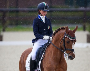 Ludovica Camerlengo and Chantre at the 2022 CDI Opglabbeek :: Photo © Astrid Appels