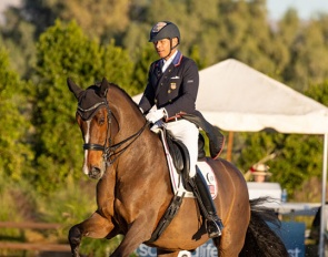 Steffen Peters and Suppenkasper at the 2023 CDI-W Thermal :: Photo © Terri Miller