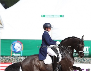 Pia Fortmuller and Frieda at the 2022 CDI Wellington :: Photo © Astrid Appels