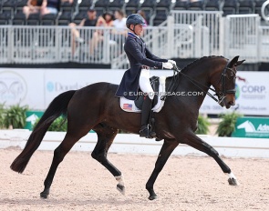 Benjamin Ebeling on Status Royal in the U25 Inter II at the 2023 CDIO Wellington :: Photo © Astrid Appels