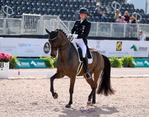 Frederic Wandres and Bluetooth at the 2023 CDI-W Wellington :: Photo © Sue Stickle