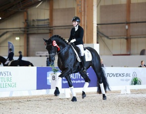 Johanna Sterner on Vangelis (by Vitalis x Dante Weltino) at the 2021 CDN Jönköping Horse Show