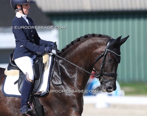 Manon Claeys and San Dior at the 2022 CPEDI Grote Brogel in July :: Photo © Astrid Appels