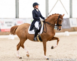 Jeanna Hogberg and Badinda Altena at the 2022 CDI-W Zakrzow :: Photo © Lukasz Kowalski