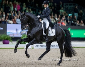 Charlotte Fry and Glamourdale at the 2023 CDI-W 's Hertogenbosch :: Photos © Dirk Caremans