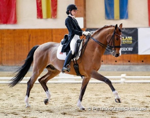 Pia Stallmeister and Simoncic' Korefan at the 2023 CDN Weikersdorf :: Photos © Petra Kerschbaum