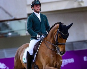 Rodolpho Riskalla and Irish Coffee BH at the 2023 CPEDI Doha in Qatar