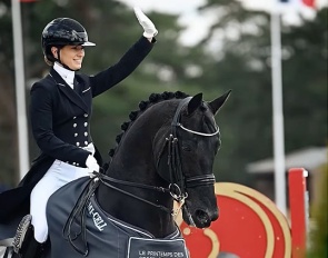 Charlotte Fry and Glamourdale win the 5* CDI in Fontainebleau, France