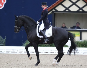 Laura Tomlinson and Capri Sonne Jr at the 2019 CDI Hagen :: Photo © Astrid Appels