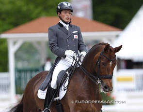 Ryunosuke Kuroda and Belattre DES at the 2021 CDIO Compiègne :: Photo © Astrid Appels