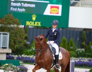 Sarah Tubman and First Apple at the 2022 CDIO Aachen :: Photo © Astrid Appels