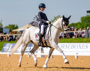 Abigail Gray and George Clooney BS at the 2023 CDI Hickstead :: Photo © Elli Birch