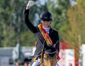 Liezel Everars and FS Capelli De Niro are the 2023 Belgian Pony Champions :: Photo © Dirk Caremans