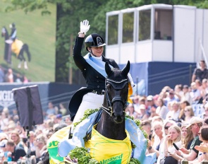 Andrea Timpe is the 2023 Hamburg Dressage Derby winner :: Photo © Thomas Hellmann