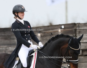 Victoria Toft Waksvik on Dancing Boy at the 2023 CDI Sint-Truiden :: Photo © Astrid Appels