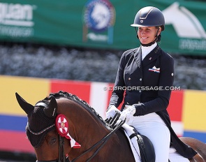 Yvonne Losos de Muniz and Idwinaretto at the 2023 CDI Wellington :: Photo © Astrid Appels