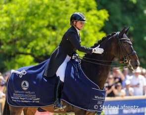 A double victory for Dorothee Schneider and Showtime at the 2023 CDI Wiesbaden on  27 - 29 May 2023 :: Photo © Stefan Lafrentz