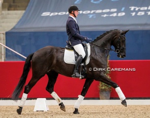 Pieter Foets and Romina van het Kolisbos (by Glamourdale x Camus) in 2022 :: Photo © Dirk Caremans