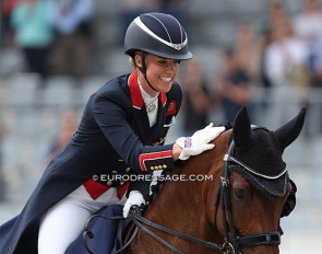 Charlotte Dujardin will be giving her first masterclass of the year at the Scottish National Equestrian Center on 21 - 22 October 2023 :: Photo © Astrid Appels