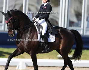 Anne Troensegaard and Kipling at their last CDI, the 2022 CDI Hagen :: Photo © Astrid Appels