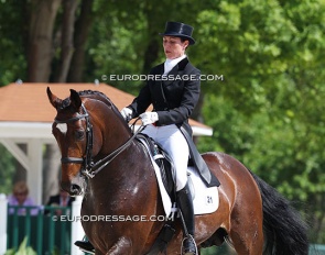 Mette Assouline and Forrest Gump at the 2012 CDI Compiegne :: Photo © Astrid Appels