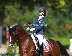 Charlotte Rogerson and Vincento Royal at the 2014 European Pony Championships :: Photo © Astrid Appels