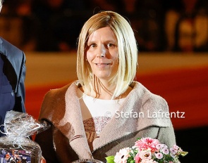 Silke Druckenmüller at the 2021 Trakehner Stallion Licensing :: Photo © Stefan Lafrentz