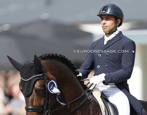 Manuel Dominguez on Escamillo at the 2022 World YH Championships :: Photo © Astrid Appels