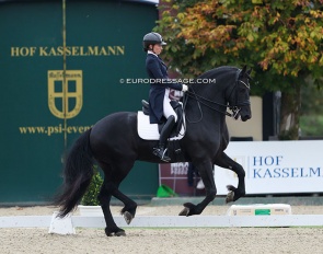 Carolina Cordoba Wolf and Johnny Cash at the 2023 CDI Hagen Autumn Edition on 23 September 2023 :: Photo © Astrid Appels