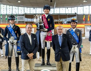 The King's Cup podium: Caetano, Ferrer-Salat, Jimenez :: Photo © Miguel Angel Ros - courtesy CCVM