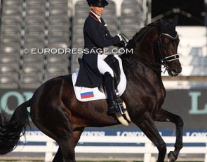 Evgenija Davydova on Awakening at the 2019 European Dressage Championships :: Photo © Astrid Appels