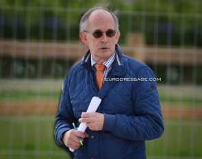 Belgian judge Freddy Leyman, here at the 2020 CDI Grote Brogel :: Photo © Astrid Appels