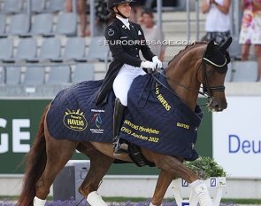Cathrine Dufour and Bohemian at the 2022 CDIO Aachen :: Photo © Astrid Appels