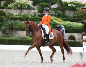 Isa Hollands and Hupadoeska PB at the 2023 European Junior Riders Championships in Kronberg :: Photo © Astrid Appels
