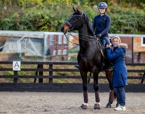 Hermione and Niki Tottman of Olivers Equestrian at their new venue, a historic English estate