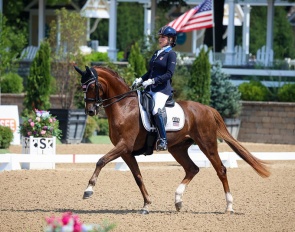 Cynthia Screnci and Sir Chipoli are the 2023 U.S. Para Dressage Championships :: Photo © Leslie Potter