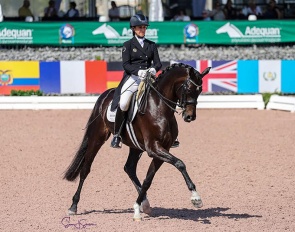 Catherine Haddad-Staller and NorCordia's Sola Diva at the 2023 CDN Wellington. Haddad will represent Lebanon in all future competition :: Photo © Sue Stickle